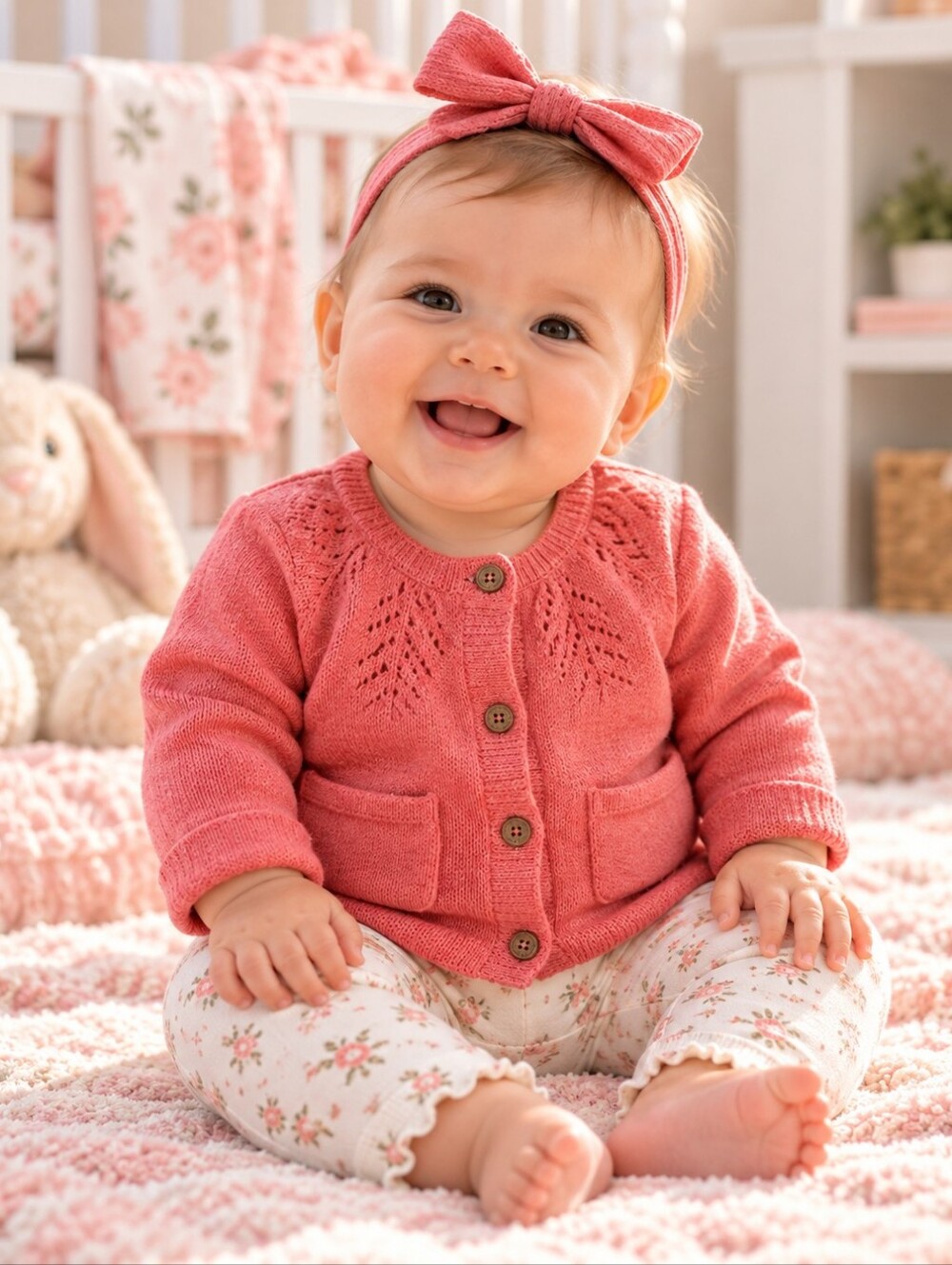 F&F Cardigan for Your Baby Girl, 3-6M